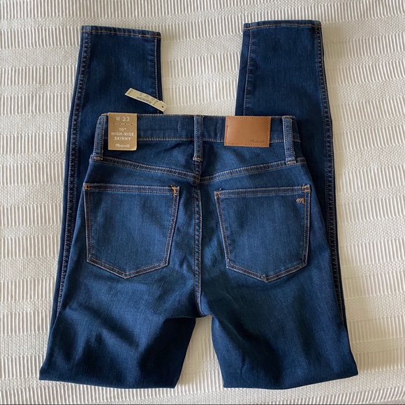 Madewell 10” High Rise Skinny Jeans Size 23 - Picture 2 of 7